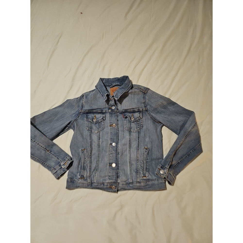 Levi Strauss & Co Medium Denim Jean Jacket Red Label Original Size M